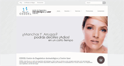 Desktop Screenshot of ceddeldermatologicolaser.com